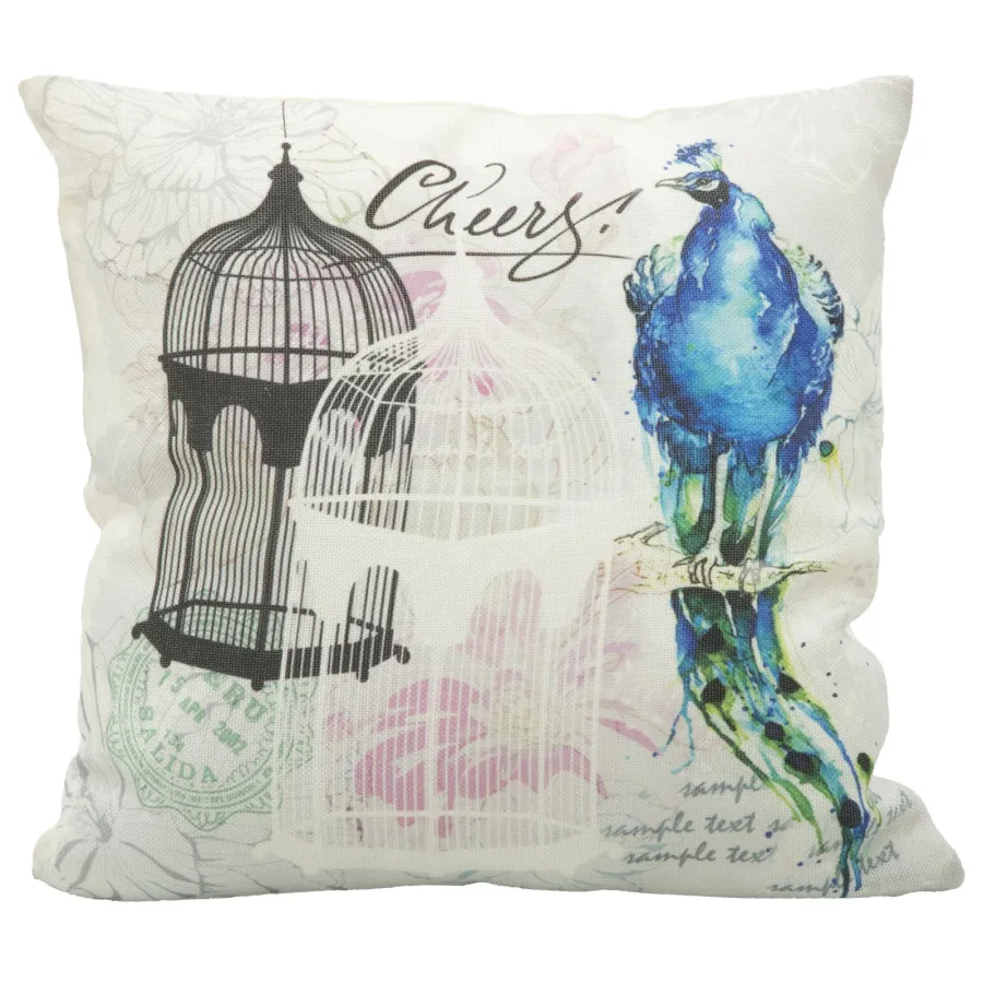 Poszwa na poduszkę BIRD -C- 40x40 cm